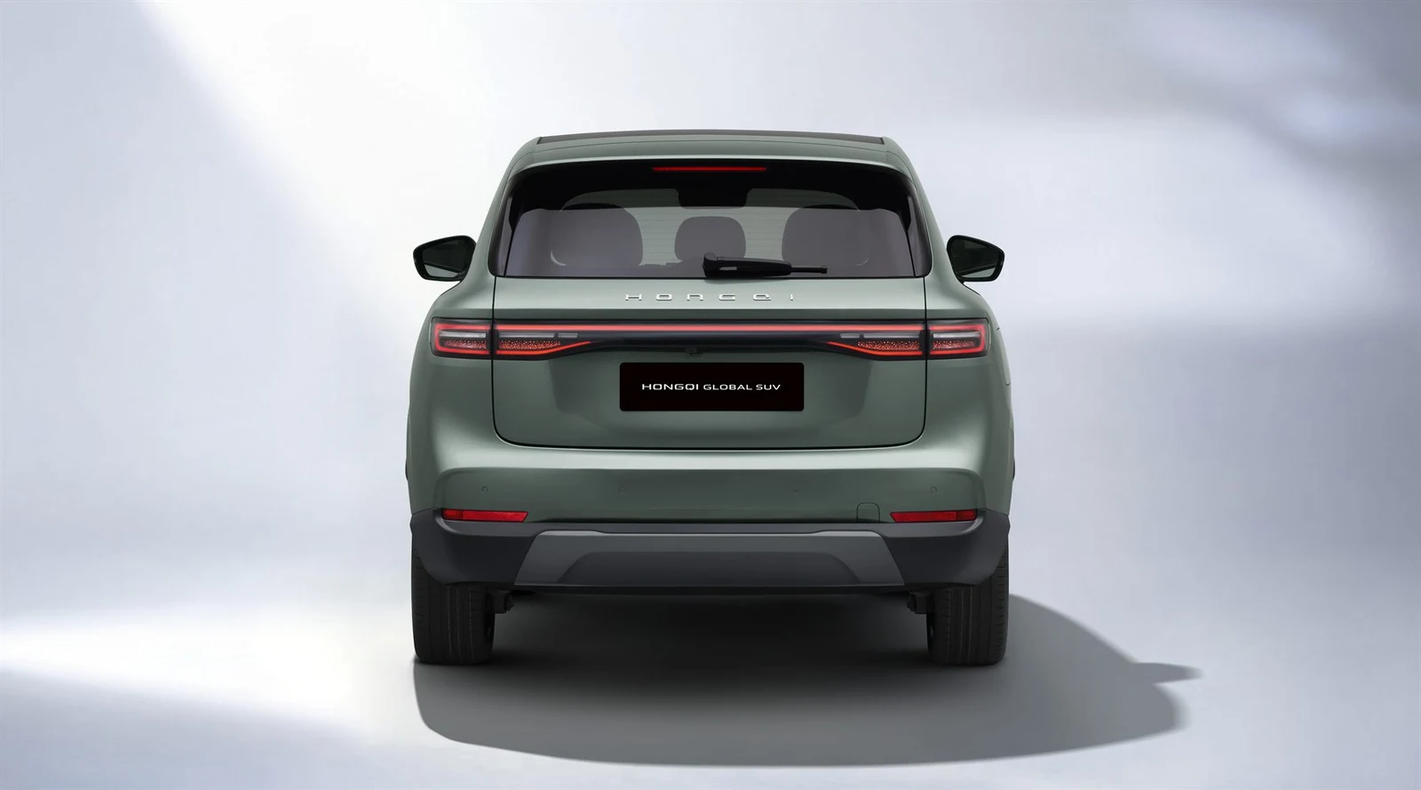 HONGQI Global SUV rear view in official launch imagery